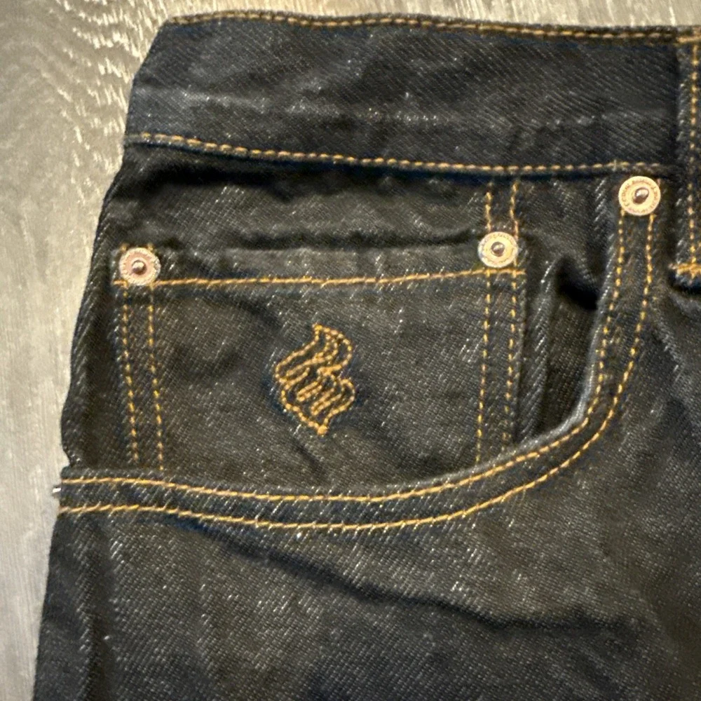 Rockwear Denim Men's 40x32 Black Jeans 100% Cotton Selvedge